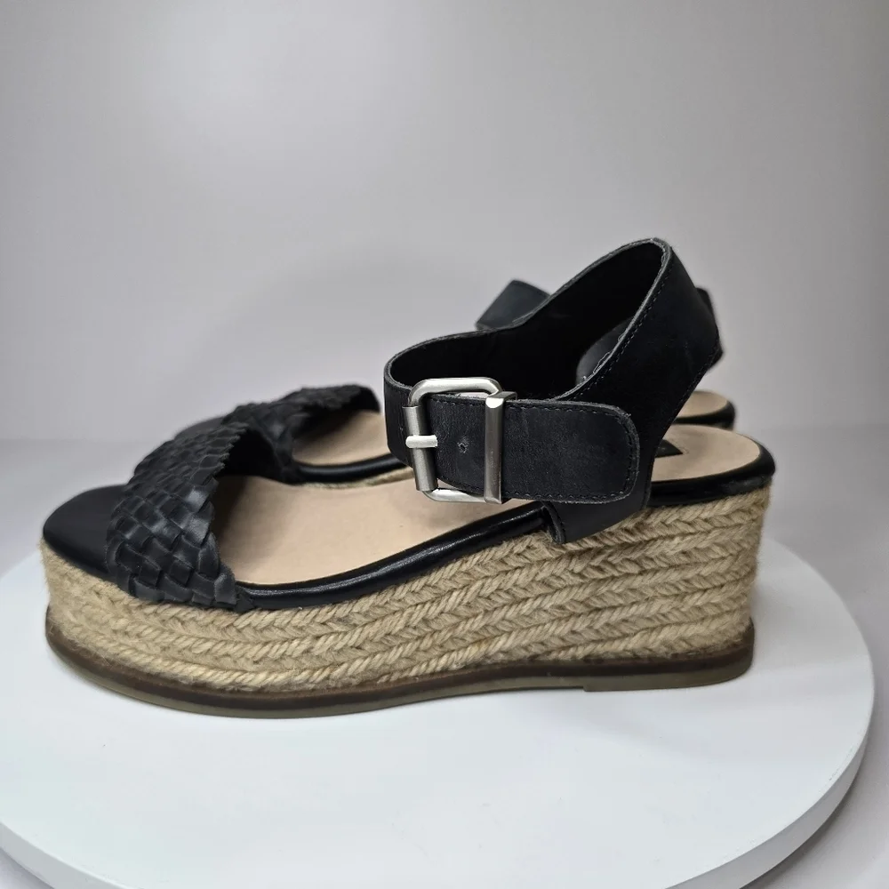⭐️40% Off⭐️ Steven by Steve Madden Sabble Black Espadrille Flatform Sandals